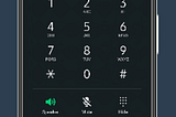 UI Suggestions: IVR on call type pad essential options we need!
