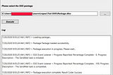 WPF App to run SQL SSIS Package