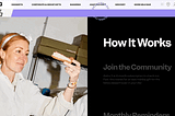 HTML CSS JS: Vertical Slider for Image & Text Content (As Seen In Milk Bar)