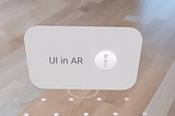 How to add UI elements to AR scene in ARCore