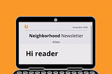 A newsletter for every neighborhood