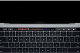 What the Touch Bar will be.