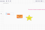 GIF demonstrating a Miro user using the SpellChecker app to identify and fix errors on different elements of a board.