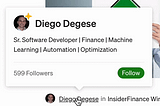 Being the 600th Follower of Diego: A Medium Challenge