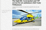 Charity scandal at The Air Ambulance Service: when the CEO refuses to go