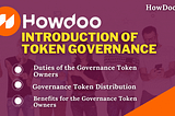 HowDoo — The Introduction of Token Governance