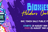 Bloxies Coin $BXC Token Sale Public Phase