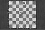 Queen moves in a chess board