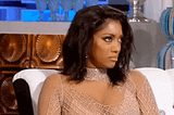 Porsha Williams rolling her eyes GIF from Giphy (Canva app)
