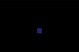 Image of Player primitive cube going off screen in different areas.