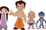 Using Machine Learning to classify Chhota Bheem characters.