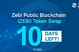 10 Days Left for ERC20 ZCO to ZPB ZEBI Token Swap