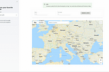 How to render a React page into Streamlit and build an interactive map