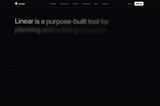 Hands-on Learning & Cinematic Transition: Linear’s thoughtful onboarding