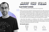 Presentation and photo of Gaël Fenet-Garde who works at PlayTiX as a Game and Software Development engineer.