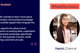 #RetailRockstars | Harini’s Passion for Optometry at Lenskart