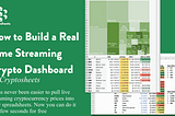 How to Build a Real Time Streaming Cryptocurrency Dashboard in Excel in 5 Minutes