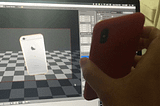 Visualizing an iOS device in Blender Through Quantum Entanglement