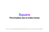 $100M round Square pitch deck — editable Apple Keynote version for your startup