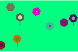 Animated Spring Flowers using JavaScript only.