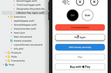 Beginner iOS Dev —Custom  UIButtons — shadows, toggle buttons, animated with frames , designable…