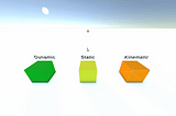 Unity Physics Body Types