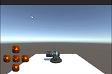 Operate a cannon using UI buttons in Unity