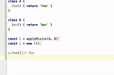 A better type inference for class mixins in TypeScript 3.x