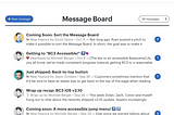 New in Basecamp: Sort the Message Board