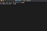 Change Terminal Prompt Mac ~ % (in 8 seconds)
