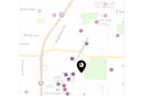 How to show a map within X meters of X location in Tableau
