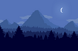 Eerie mountains