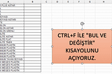 Excel de yararlı 5 kısayol