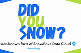 Did You Snow? #1 — Snowflake Sequence does not guarantee gap-free numbers. Why?