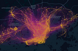 Visualization of Bike Sharing System movements in Helsinki with an interactive flow-map