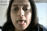 Detect tip of tongue using OpenCV