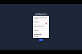 Using Multi Step Form in wordpress