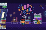 the 1-UP arcade experience
