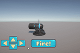 Operate a Cannon Using UI Buttons in Unity