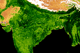 Exploring Seasonal Variations in Vegetation Cover around Indian Subcontinent