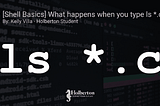 [Shell Basics] What happens when you type ls *.c ? 🤓