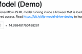 Securely deploy your Tensorflow JS model via Google App Script