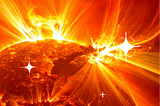 the solar activity for the month of November looking at the sun with solar flares and sparkling stars