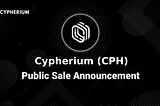 Updates to Cypherium(CPH) Public Sale