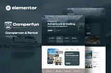 Camperfun - Campervan & Rental Elementor Template Kit Cover Image 1