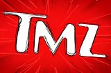 The logo for T.M.Z, a celebrity website