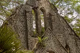 ruins of a church at Ross island, Andamans