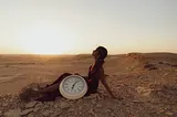 Clock Made of Sand