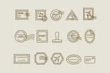 15 Postage Stamp Icons Cover Image 1
