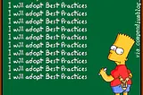 Best Practices with Bart Simpson
